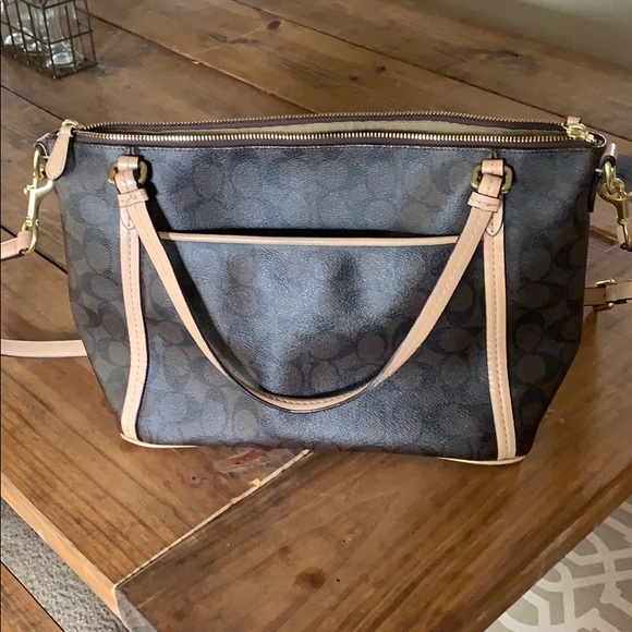 Brown Coach satchel crossbody - Picture 2 of 3